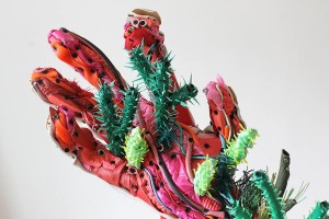 Johnston Foster, Cul-de-sac, 2015, Mixed media found materials, 36” x 55.5” x 13.5”