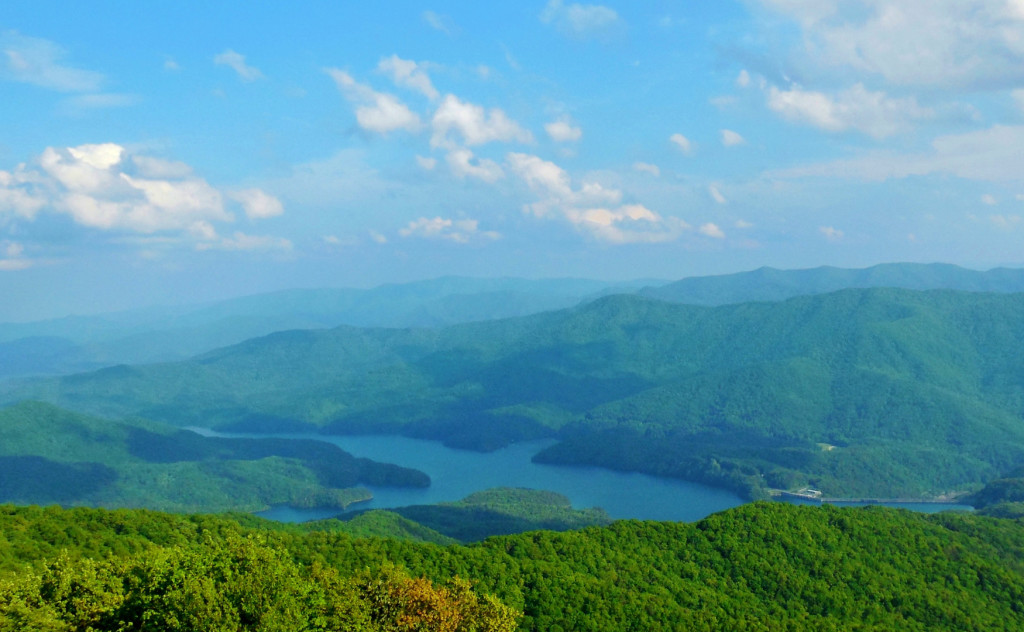 View of Lake Fontana from Shuckstack