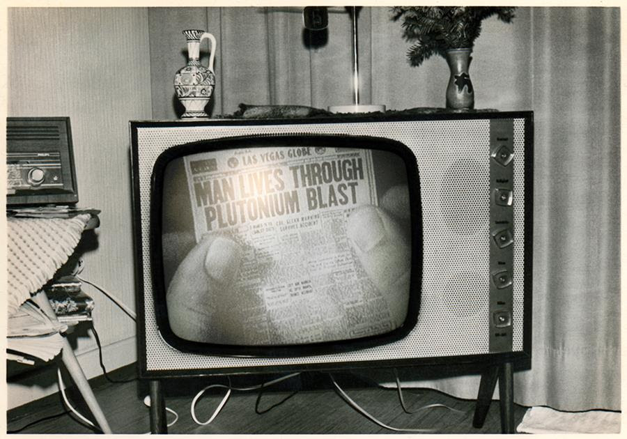 Peter Brown Leighton, "Man Lives Through Plutonium Blast," 2014. 10" x 7" Archival Pigment Print