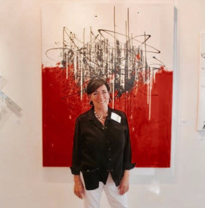 Gonna Find Myself a Hole in the Wall by Diane Clement, 48" x 60" Oil & Acrylic on Canvas $4,000